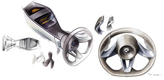 Illustration for article titled BMW's Tron-Like Turbodiesel Concept Rendered For Your Pleasure